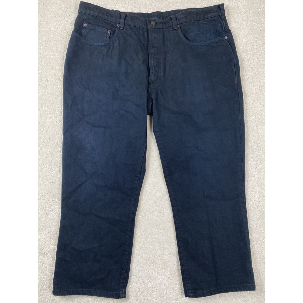 Polo Ralph Lauren Dungaree Jeans Men's 38x30 Measured 38x24 Indigo‎ Cropped